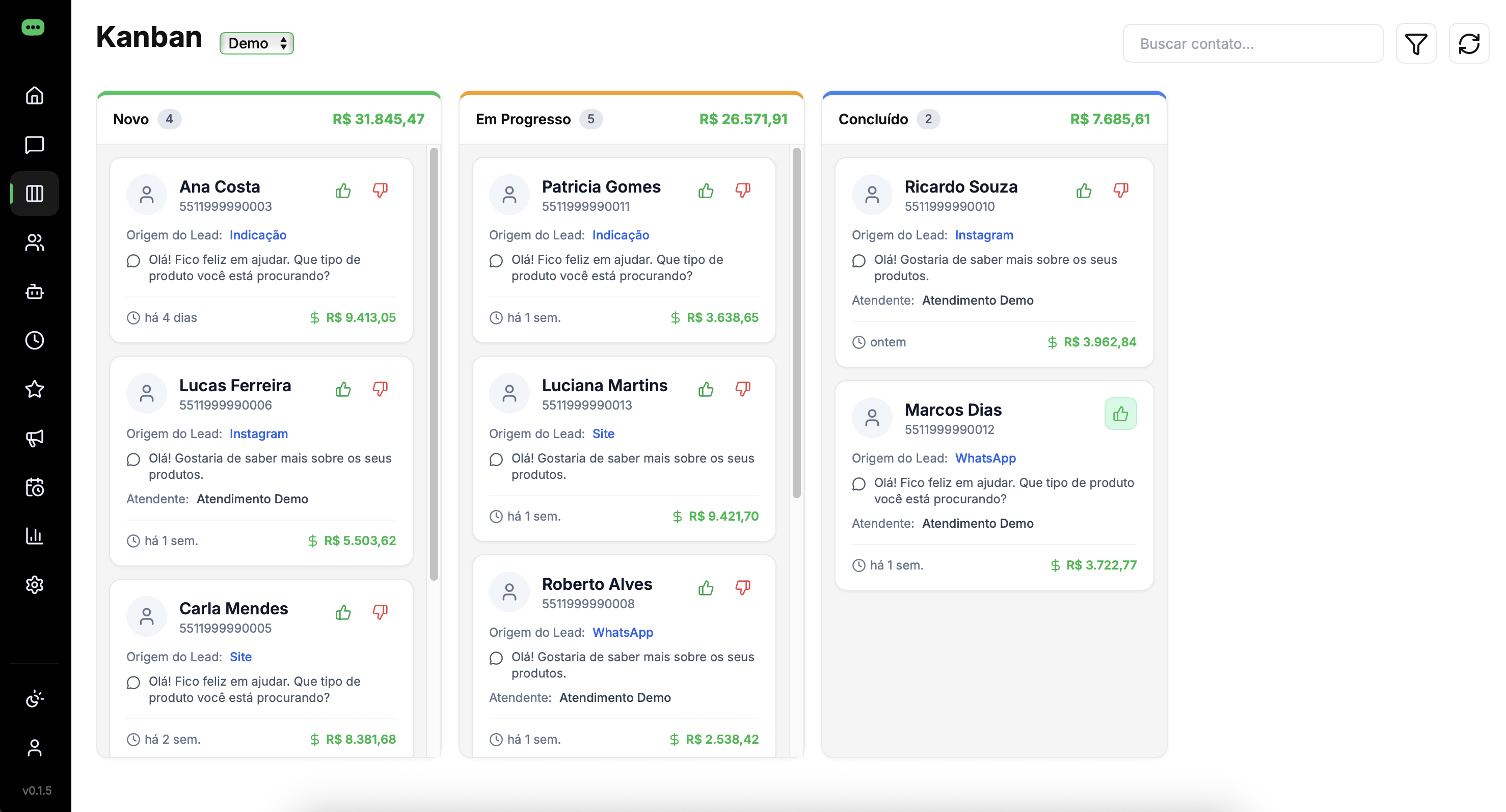Wazzy Kanban CRM